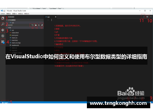 在VisualStudio中如何定义和使用布尔型数据类型的详细指南
